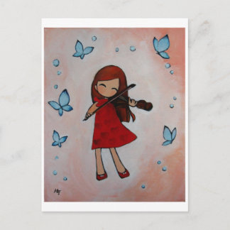 バイオリンが大好き ポストカード