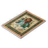 バイオリンとクリスマスエンジェル ノートブック (左側)