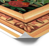 バイオリンとクリスマスエンジェル ポスター (角)