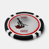 バイオリンとバラ ポーカーチップ (シングル)