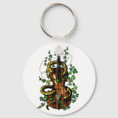 バイオリンとヘビ キーホルダー (裏面)