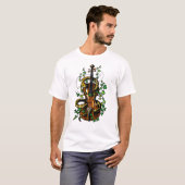バイオリンとヘビ Tシャツ (正面フル)