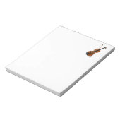 バイオリンと弓 ノートパッド (回転)