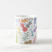 バイオリンと楽譜 コーヒーマグカップ (中央)