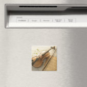 バイオリンと楽譜 マグネット (インサイチュ (食洗機))