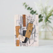 バイオリンと楽譜 | Georges Braque | ポストカード (スタンド正面)