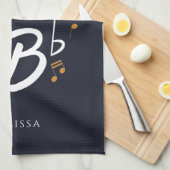 バイオリンのないバイオリニストのギャグはフラット キッチンタオル (四つ折り)