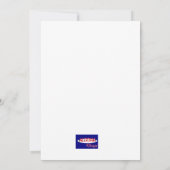 バイオリンのカード 招待状 (裏面)