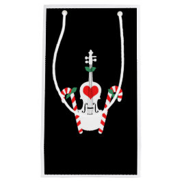 バイオリンのギフトのバッグ休日 スモールペーパーバッグ