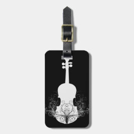バイオリンのギフト場合のラベル ラゲッジタグ