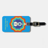 バイオリンのギフト荷物のラベル ラゲッジタグ (正面横)