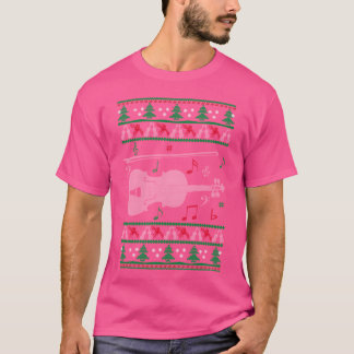 バイオリンのクリスマスの友達 Tシャツ