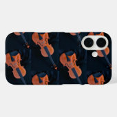 バイオリンのクローズアップ写真 Case-Mate iPhoneケース (裏面 (横))