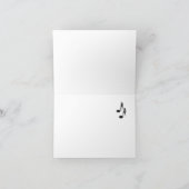 バイオリンのサンキューカード空白の内 サンキューカード (内部)