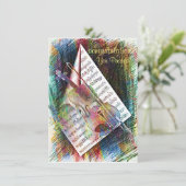 バイオリンのスケッチ カード (スタンド正面)