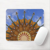 バイオリンのヒマワリ マウスパッド (マウス)