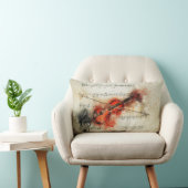 バイオリンのビオラのクラシック音楽の枕 ランバークッション (椅子)