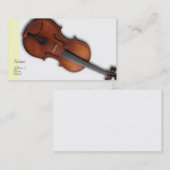 バイオリンのビオラのプロフィール/名刺 名刺 (正面/裏面)