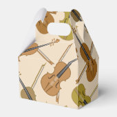 バイオリンのプリントパターン フェイバーボックス (裏面サイド)