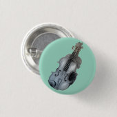 バイオリンのボタン 缶バッジ (正面&裏面)