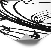 バイオリンのポスター ポスター (角)