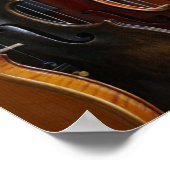 バイオリンのラインナップ ポスター (角)