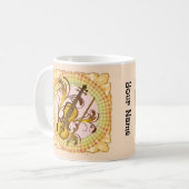バイオリンのリズム・マグ コーヒーマグカップ (正面左)