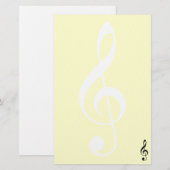 バイオリンの主文房具 便箋 (正面/裏面)