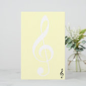 バイオリンの主文房具 便箋 (スタンド正面)