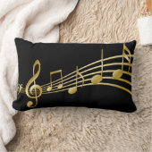 バイオリンの主金ノート ランバークッション (ブランケット)