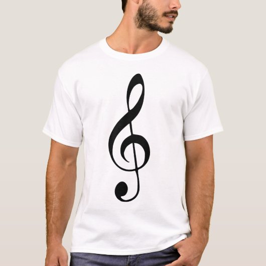 バイオリンの主音楽 Tシャツ (正面)