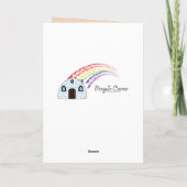 バイオリンの先生は感謝していしています サンキューカード (裏面)