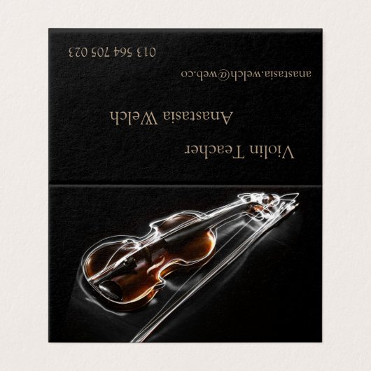 バイオリンの先生 名刺 (外部フラット)