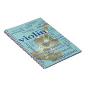 バイオリンの単語 ノートブック (右側)