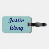 バイオリンの単語 ラゲッジタグ (裏面横)