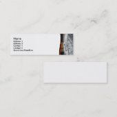 バイオリンの名刺 スキニー名刺 (正面/裏面)