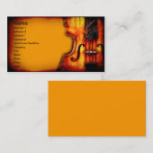 バイオリンの名刺 名刺 (正面/裏面)