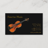 バイオリンの名刺 名刺 (裏面)