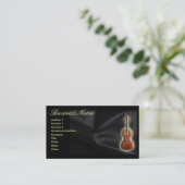 バイオリンの名刺 名刺 (スタンド正面)