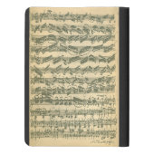 バイオリンの名前をカスタムするのためのBach Chaconneの原稿 エクストララージMoleskineノートブック (裏面)