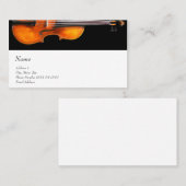 バイオリンの場所のためのバイオリンのビオラの名刺 名刺 (正面/裏面)