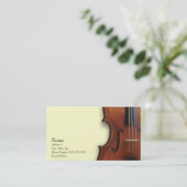 バイオリンの場所のためのバイオリンのビオラの名刺 名刺 (スタンド正面)