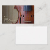 バイオリンの場所のためのバイオリンのビオラの名刺 名刺 (正面/裏面)