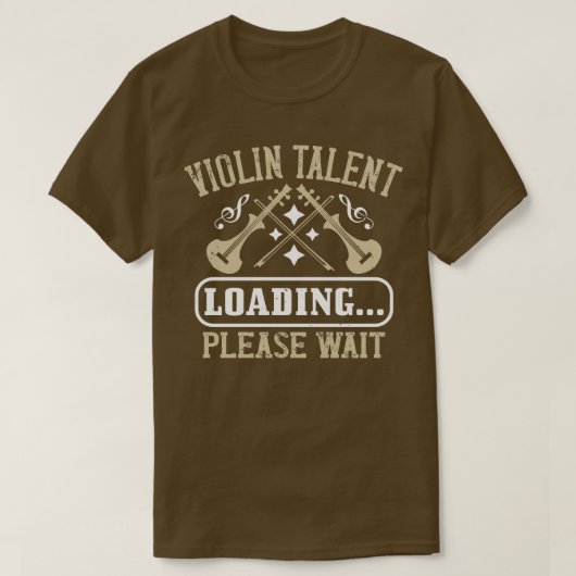 バイオリンの才能ロード Tシャツ (デザイン正面)
