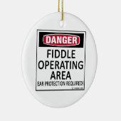 バイオリンの操作領域 セラミックオーナメント (右)