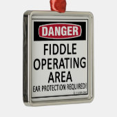 バイオリンの操作領域 メタルオーナメント (右)