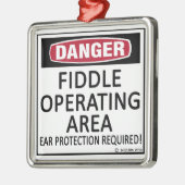 バイオリンの操作領域 メタルオーナメント (左)