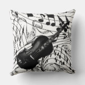 バイオリンの枕 クッション (裏面)