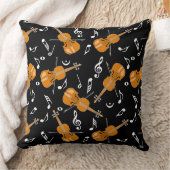 バイオリンの楽譜 クッション (ブランケット)