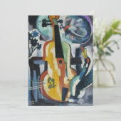 バイオリンの演奏会の近代美術 招待状 (スタンド正面)